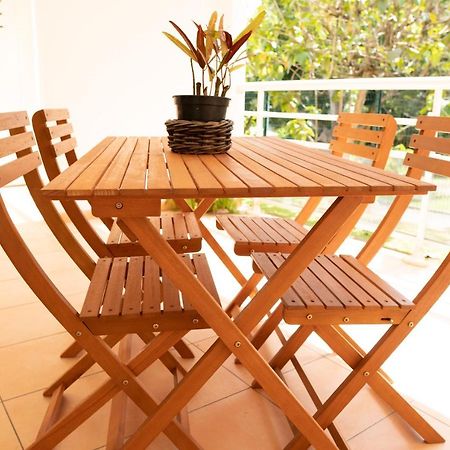 L'Ile Au Paon - Appartement T2 Avec Piscine Et Parking Les Abymes Ngoại thất bức ảnh